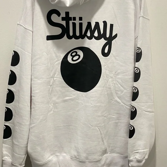 Stussy | Shirts | Stussy Xl 8ball Hoodie Brand New And In Perfect 